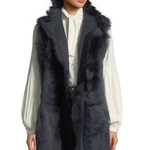 Gushlow & Cole fur vest from Neiman Marcus